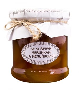 Medová chuťovka, so sušenými marhuľami a marhuľovicou, Antonín Škoda
