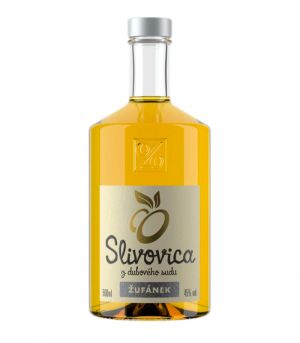 Žufánek Slivovica z dubového sudu 0,5 L