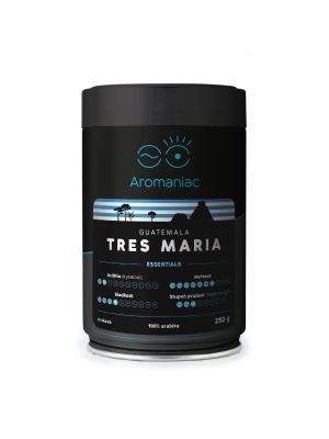 Aromaniac, Čerstvá káva Guatemala Tres Maria, mletá, dóza, 100% arabika